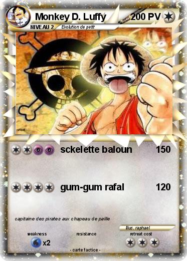 Pokemon Monkey D. Luffy