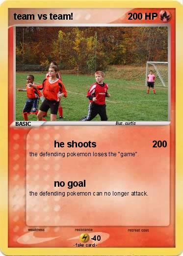 Pokemon team vs team!