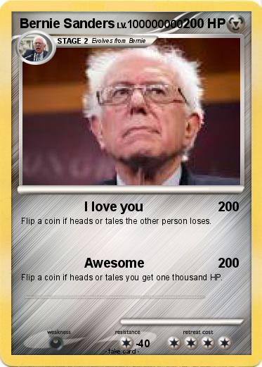 Pokemon Bernie Sanders