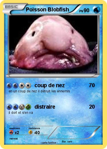 Pokemon Poisson Blobfish