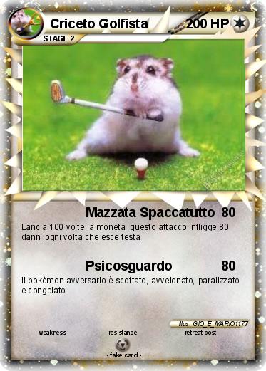 Pokemon Criceto Golfista