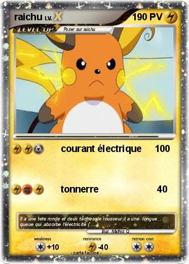 Pokemon raichu