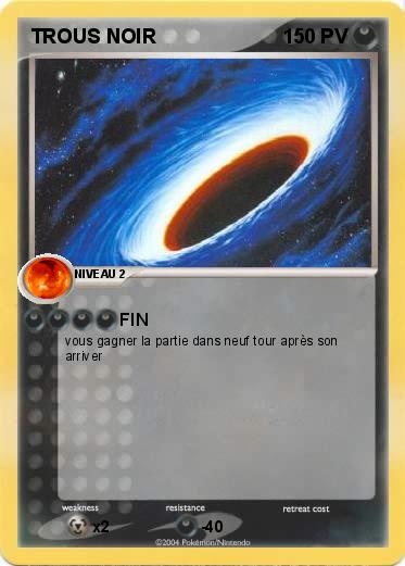 Pokemon TROUS NOIR