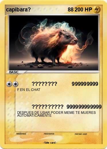 Pokemon capibara?                         88