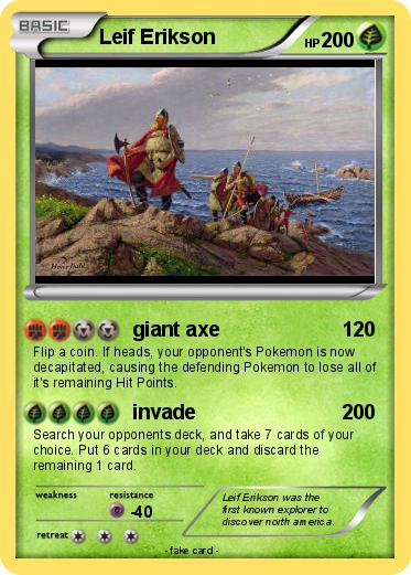 Pokemon Leif Erikson