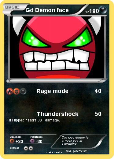 Pokemon Gd Demon face