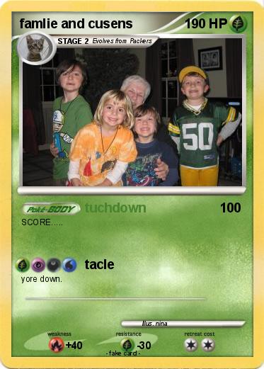 Pokemon famlie and cusens