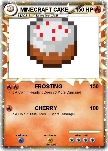 Pokemon MINECRAFT CAKE