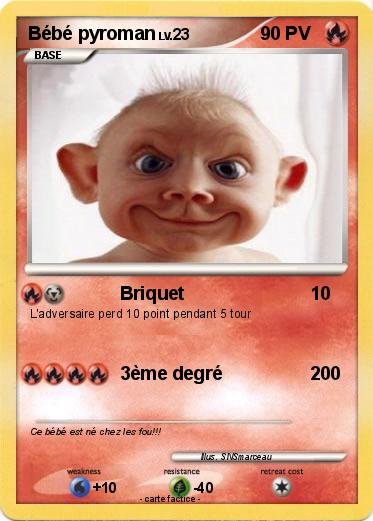 Pokemon Bébé pyroman