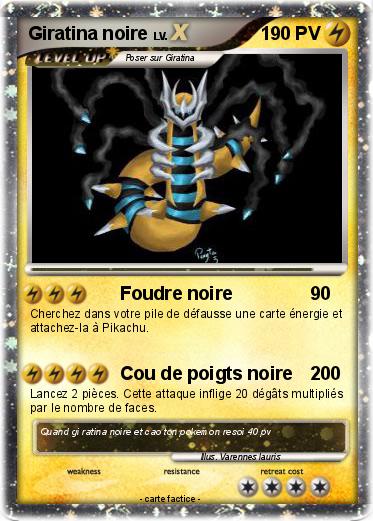 Pokemon Giratina noire