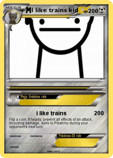 Pokemon I like trains kid
