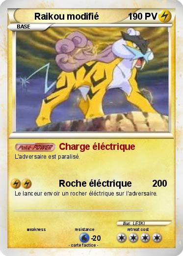 Pokemon Raikou modifié