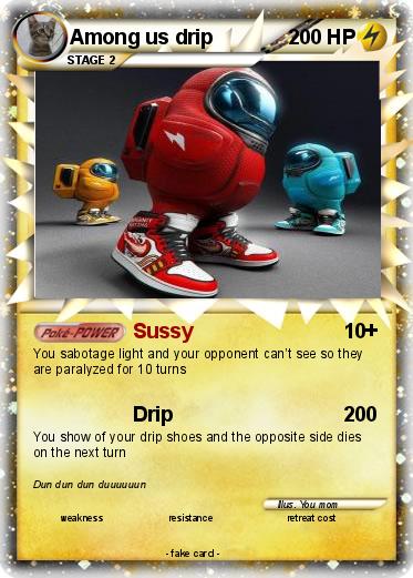 Pokemon Among us drip