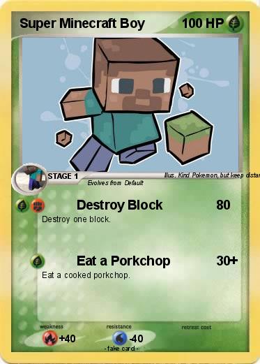 Pokemon Super Minecraft Boy