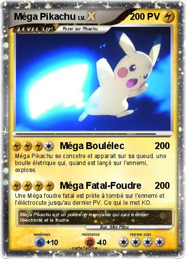 Pokemon Méga Pikachu