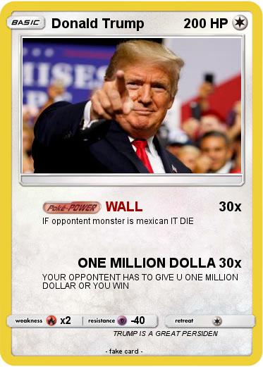 Pokemon Donald Trump