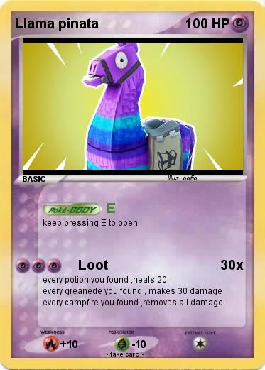Pokemon Llama pinata