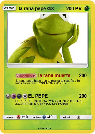 Pokemon la rana pepe GX