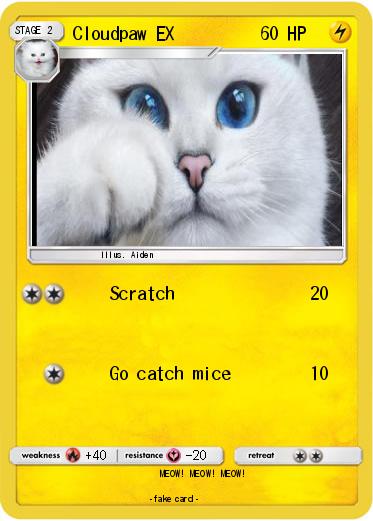 Pokemon Cloudpaw EX