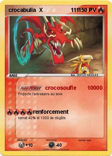 Pokemon crocabulia  X                  111