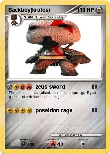 Pokemon Sackboy(kratos)