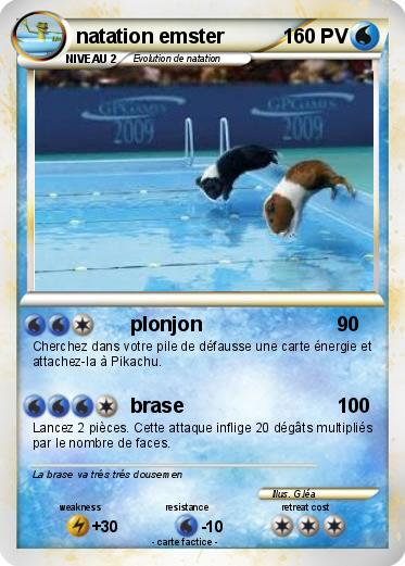 Pokemon natation emster