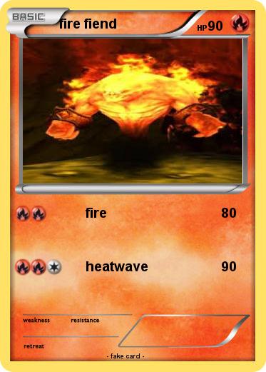 Pokemon fire fiend