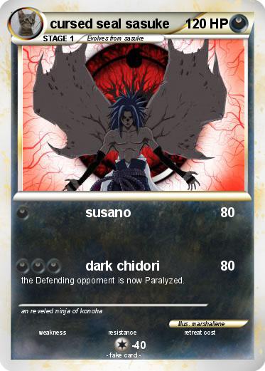 Pokemon cursed seal sasuke