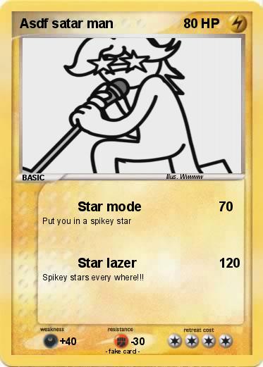 Pokemon Asdf satar man