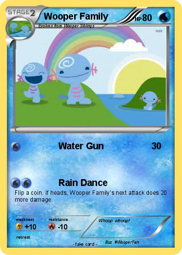 Pokemon Wooper Family