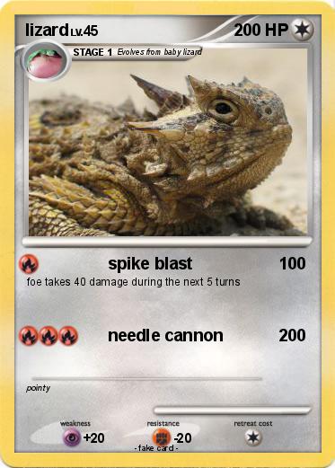 Pokemon lizard