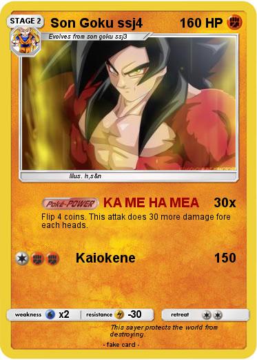 Pokemon Son Goku ssj4