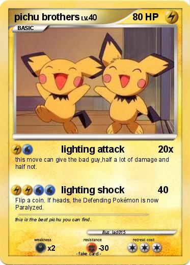 Pokemon pichu brothers