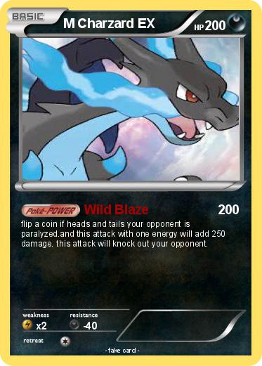 Pokemon M Charzard EX