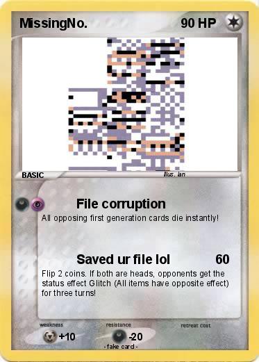 Pokemon MissingNo.