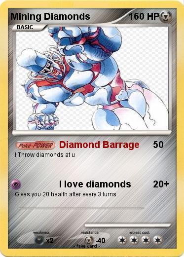 Pokemon Mining Diamonds