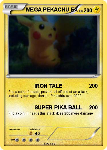 Pokemon MEGA PEKACHU EX