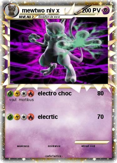 Pokemon mewtwo niv x