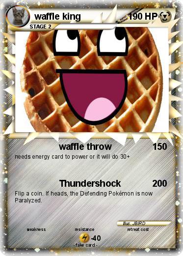 Pokemon waffle king