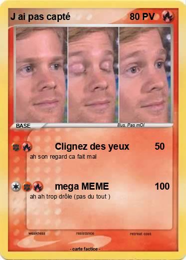 Pokemon J ai pas capté