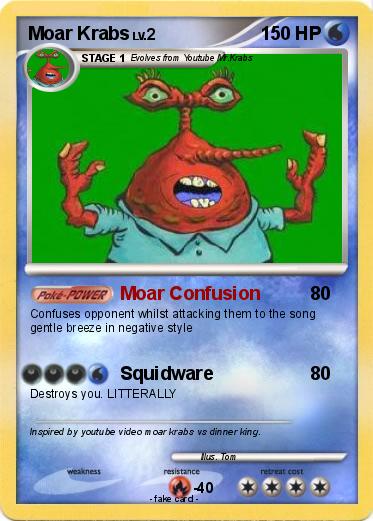 Pokemon Moar Krabs