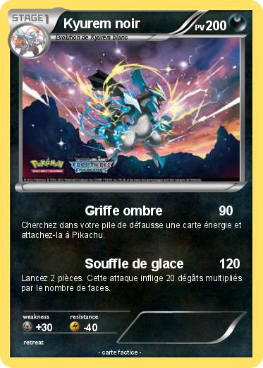 Pokemon Kyurem noir