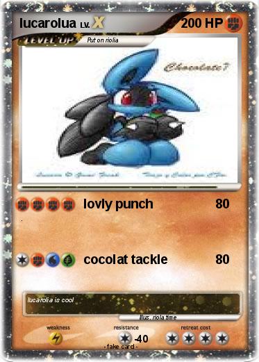 Pokemon lucarolua