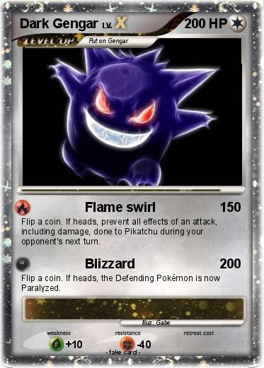 Pokemon Dark Gengar