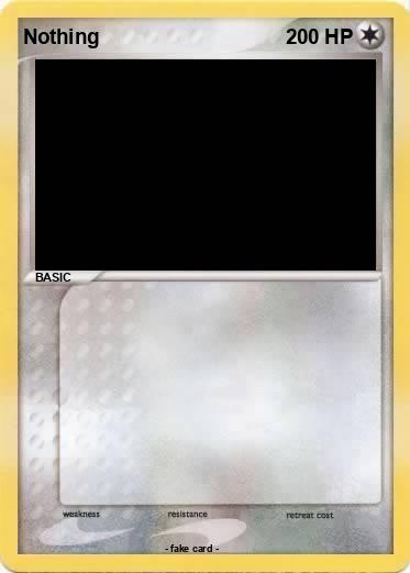 Pokemon Nothing