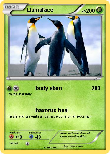 Pokemon Llamaface