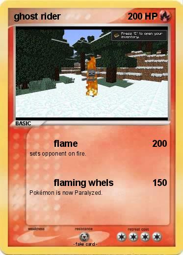 Pokemon ghost rider