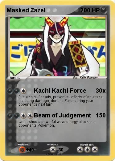 Pokemon Masked Zazel