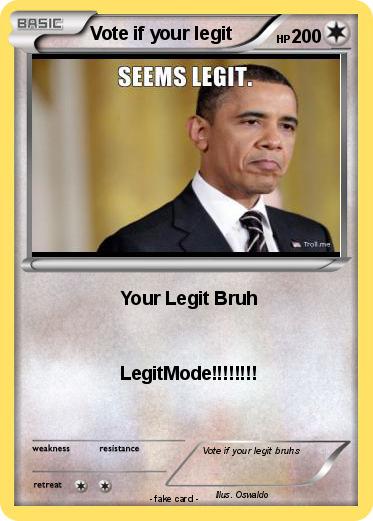 Pokemon Vote if your legit