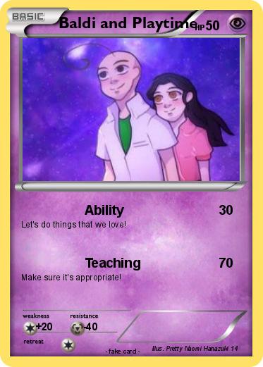 Pokemon Baldi and Playtime